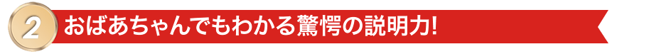 おばあちゃんでもわかる驚愕の説明力!